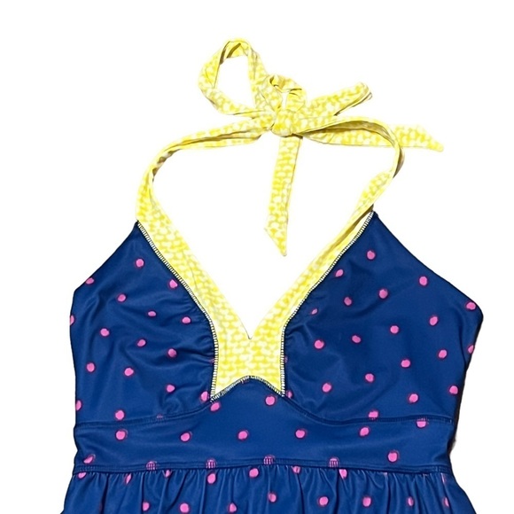 The North Face NWT UPF50 Echo lake dress in blue and pink - Picture 3 of 8